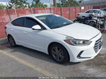 2018 Hyundai Elantra Sel White vin: 5NPD84LF4JH298221