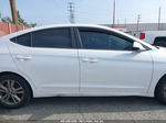 2018 Hyundai Elantra Sel White vin: 5NPD84LF4JH298221