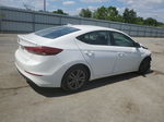 2018 Hyundai Elantra Sel White vin: 5NPD84LF4JH341228