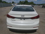 2018 Hyundai Elantra Sel White vin: 5NPD84LF4JH341228