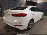 2018 Hyundai Elantra Value Edition White vin: 5NPD84LF4JH343836