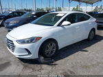 2018 Hyundai Elantra Sel White vin: 5NPD84LF4JH361866