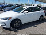 2018 Hyundai Elantra Sel White vin: 5NPD84LF4JH361866