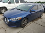 2018 Hyundai Elantra Sel Blue vin: 5NPD84LF4JH367473