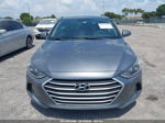 2018 Hyundai Elantra Sel Gray vin: 5NPD84LF4JH371538