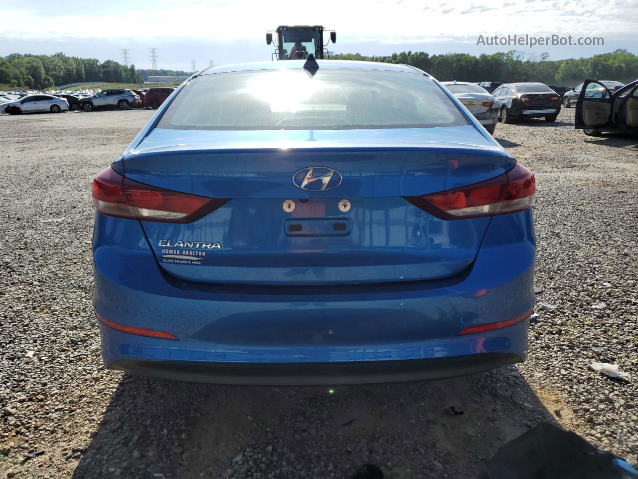 2018 Hyundai Elantra Sel Blue vin: 5NPD84LF4JH383432