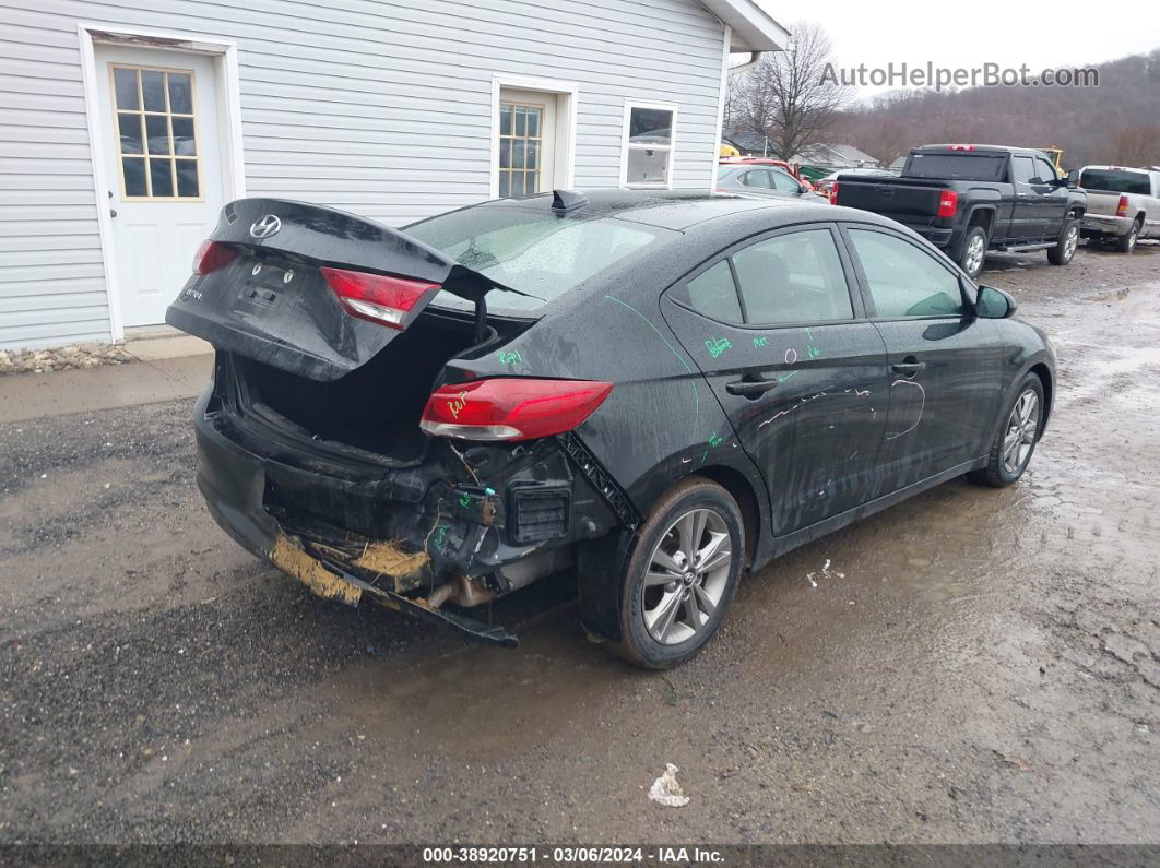 2018 Hyundai Elantra Value Edition Black vin: 5NPD84LF4JH400326