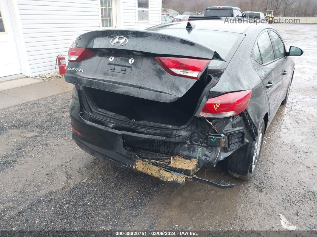 2018 Hyundai Elantra Value Edition Black vin: 5NPD84LF4JH400326