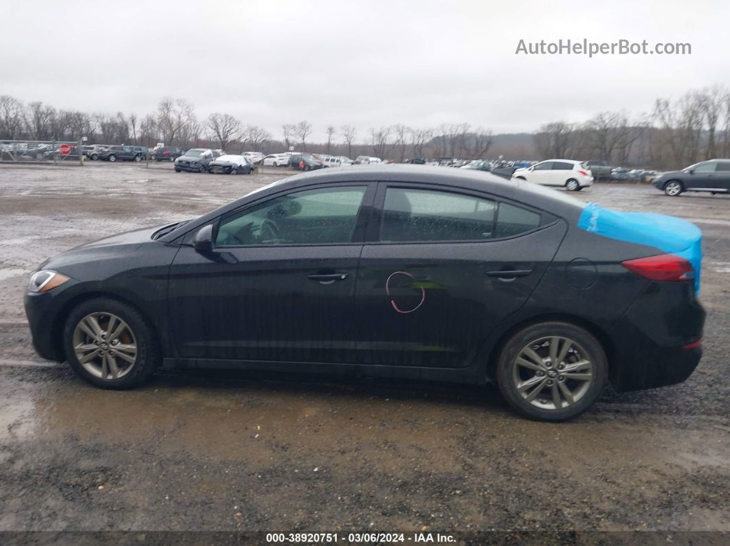 2018 Hyundai Elantra Value Edition Black vin: 5NPD84LF4JH400326