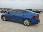 2019 Hyundai Elantra Sel Синий vin: 5NPD84LF4KH453884