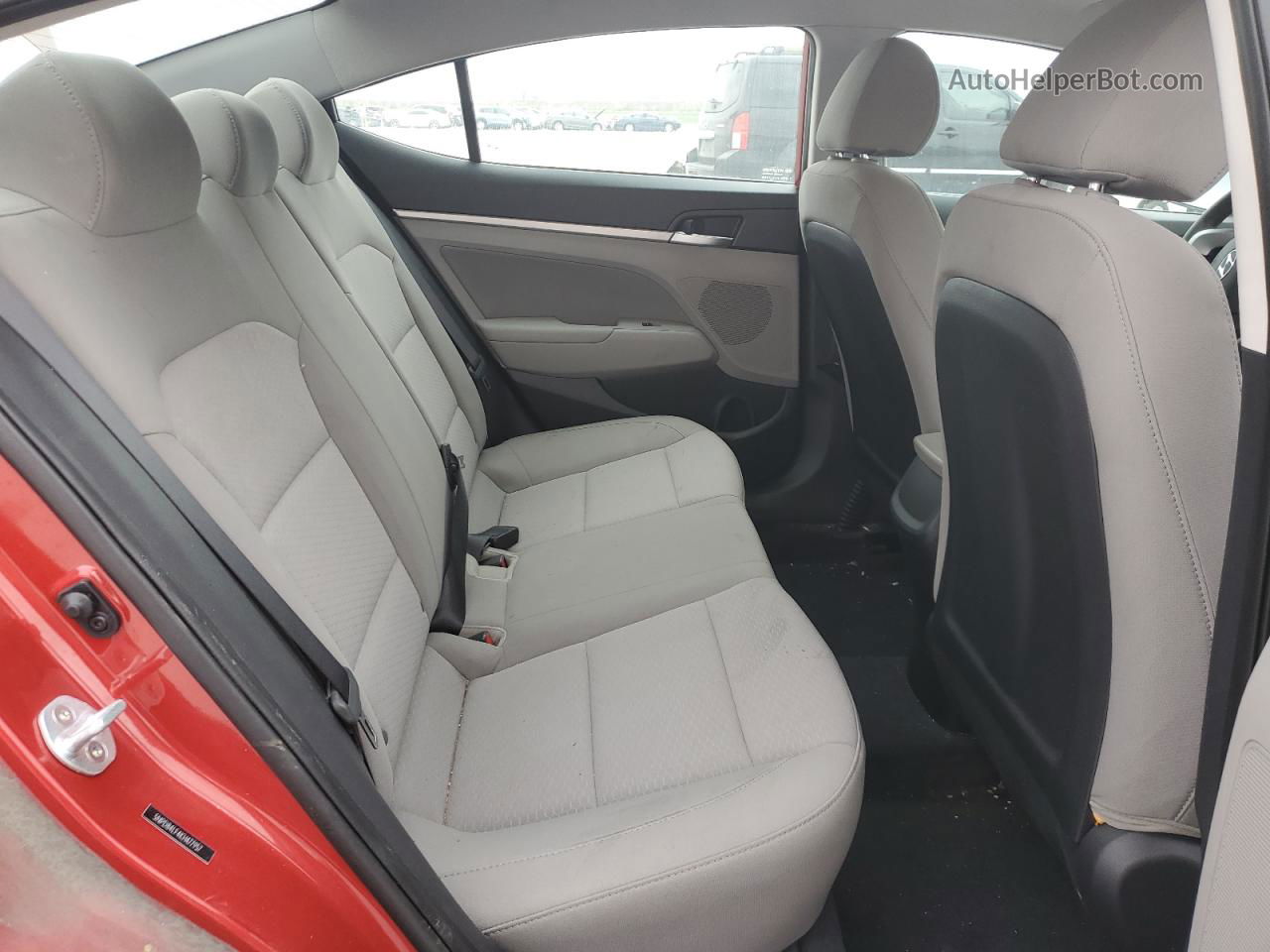 2019 Hyundai Elantra Sel Red vin: 5NPD84LF4KH477957