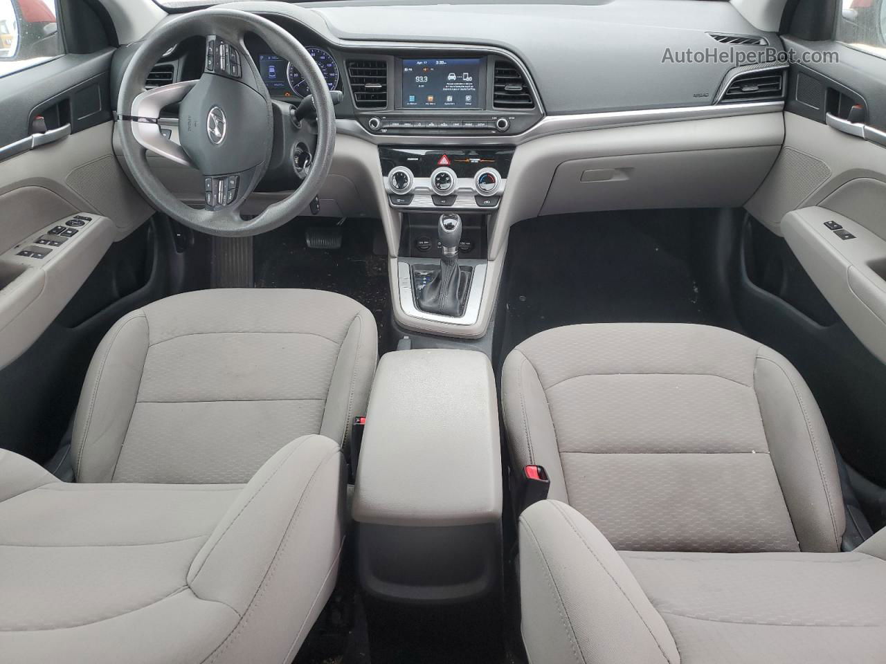 2019 Hyundai Elantra Sel Красный vin: 5NPD84LF4KH477957