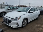 2019 Hyundai Elantra Sel White vin: 5NPD84LF4KH496556