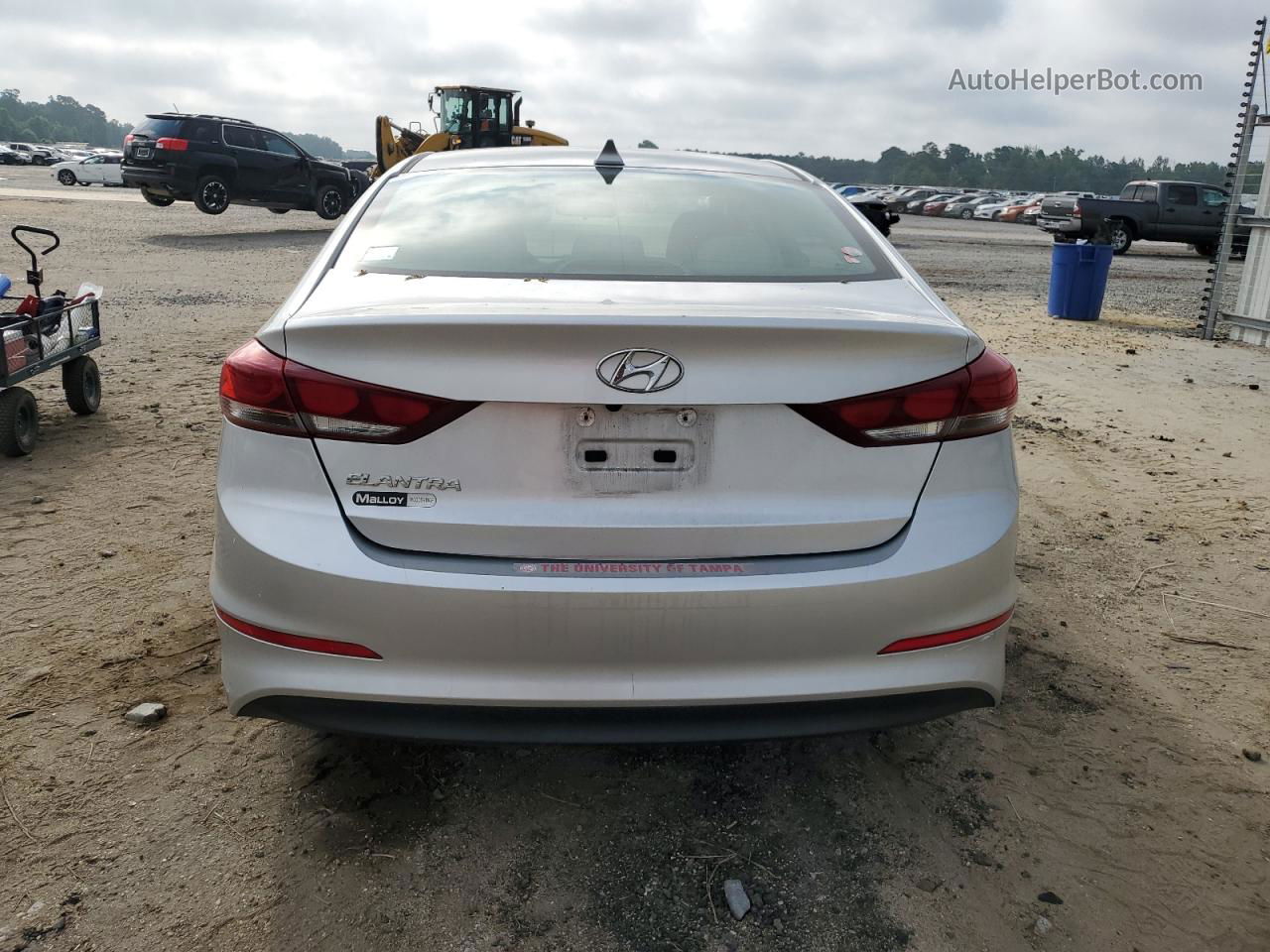 2017 Hyundai Elantra Se Silver vin: 5NPD84LF5HH013701