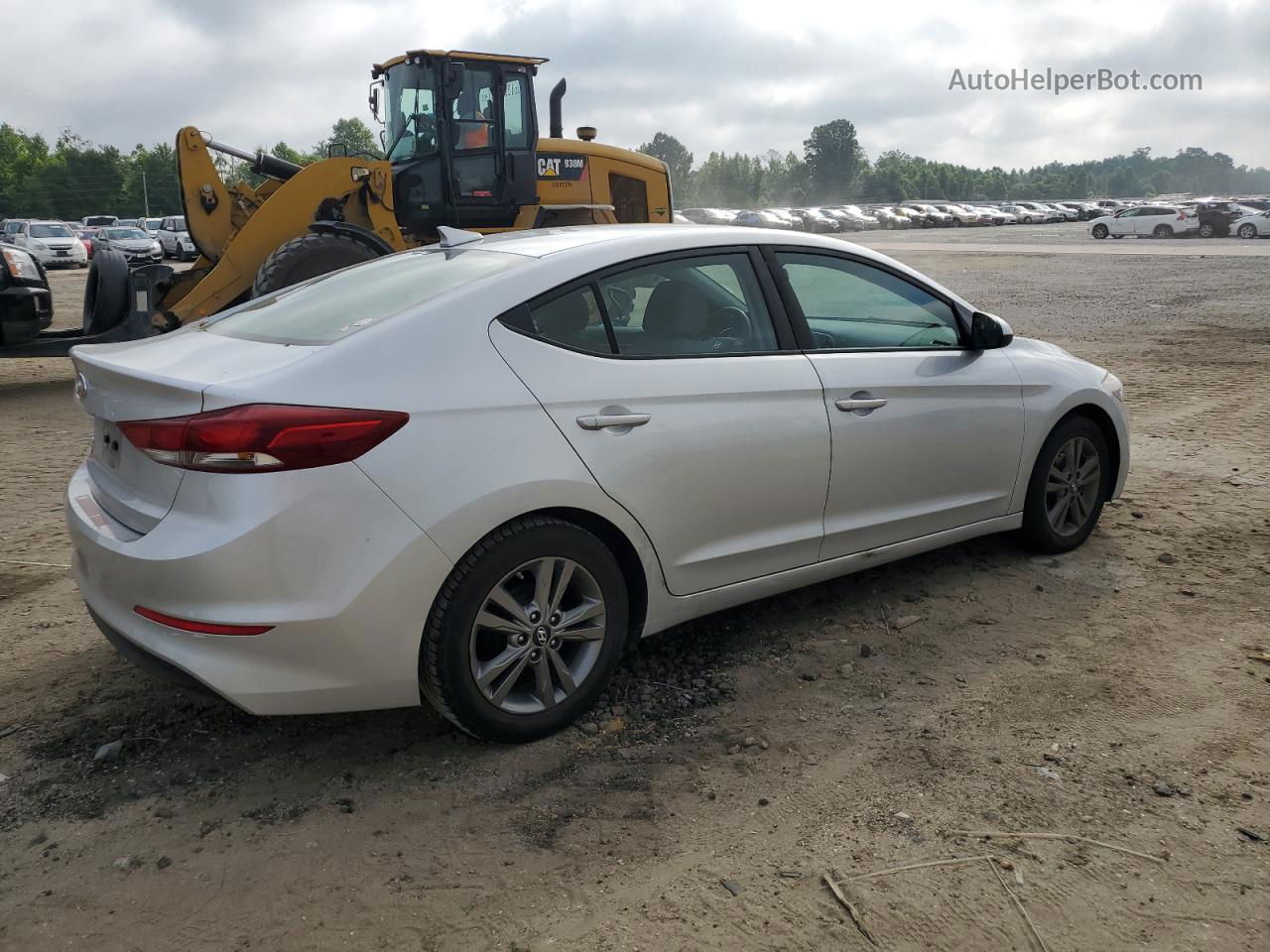 2017 Hyundai Elantra Se Silver vin: 5NPD84LF5HH013701