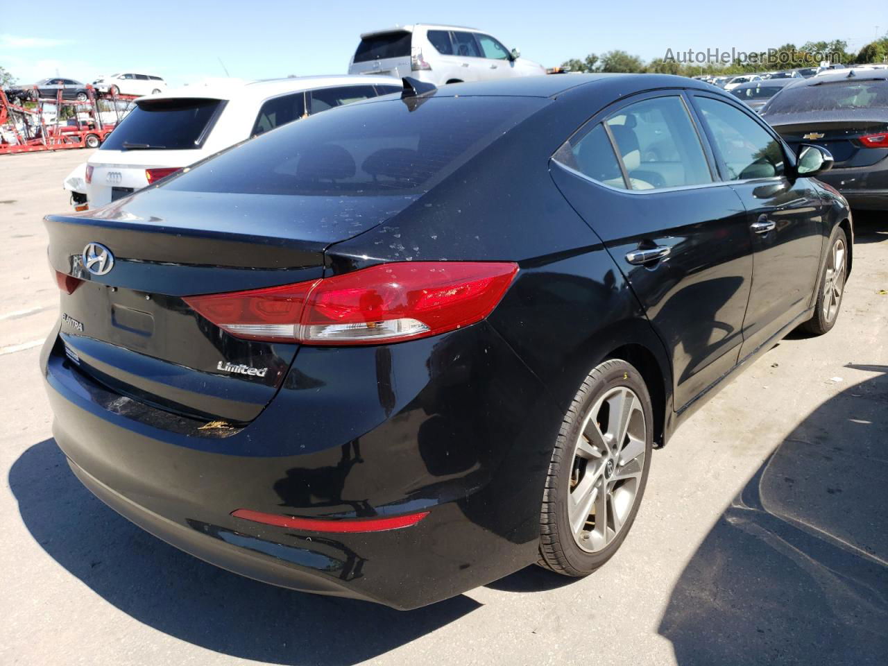 2017 Hyundai Elantra Se Black vin: 5NPD84LF5HH030353