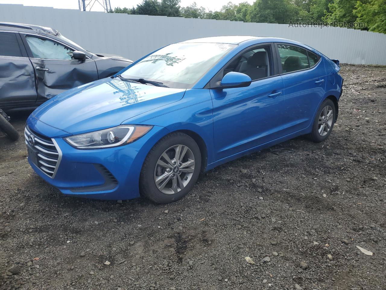 2017 Hyundai Elantra Se Blue vin: 5NPD84LF5HH038081