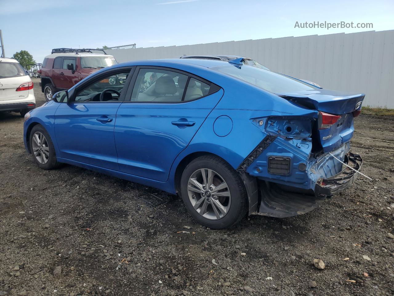 2017 Hyundai Elantra Se Blue vin: 5NPD84LF5HH038081