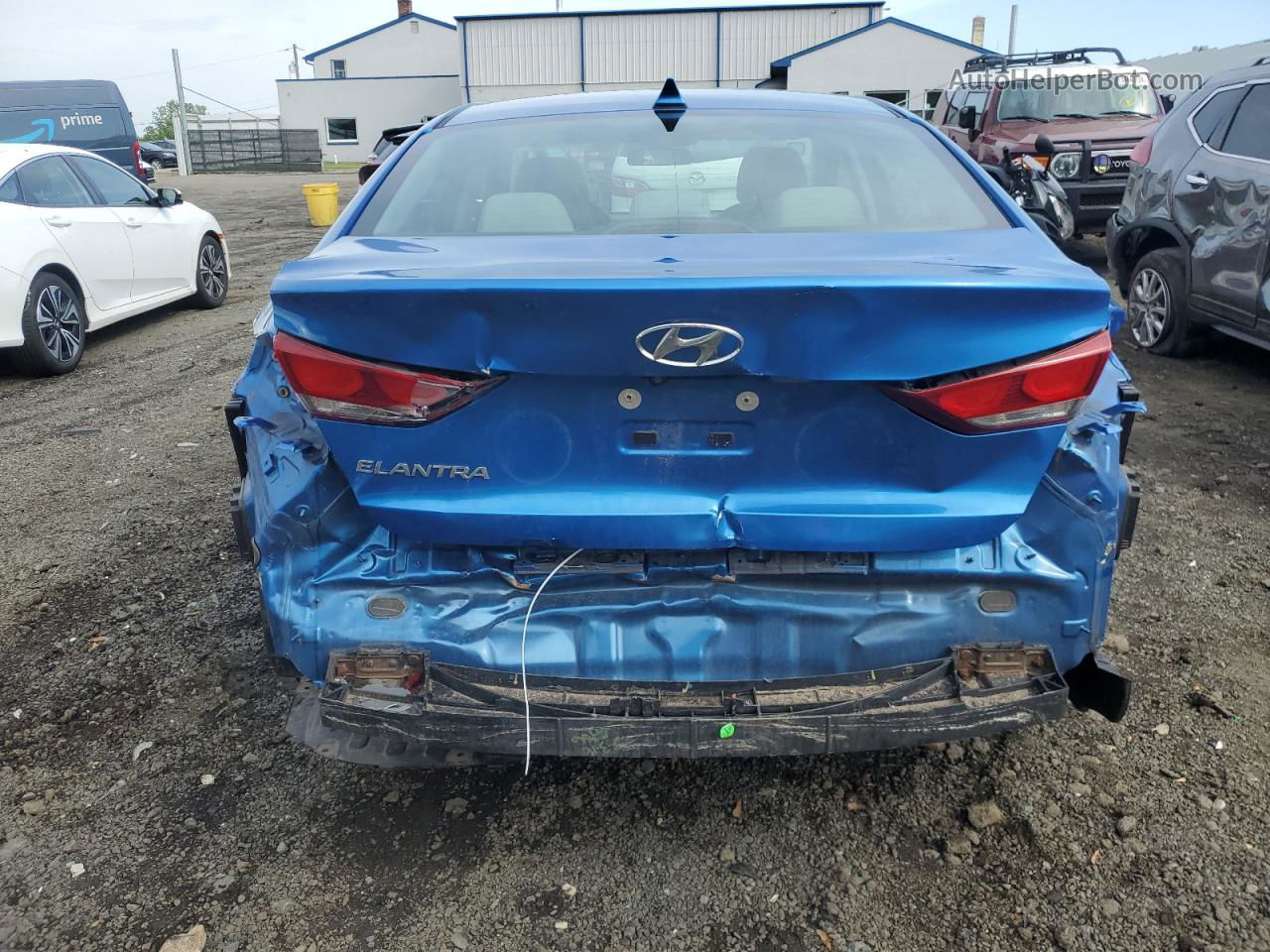 2017 Hyundai Elantra Se Blue vin: 5NPD84LF5HH038081