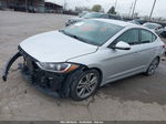 2017 Hyundai Elantra Limited Серебряный vin: 5NPD84LF5HH038291