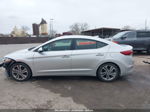 2017 Hyundai Elantra Limited Серебряный vin: 5NPD84LF5HH038291