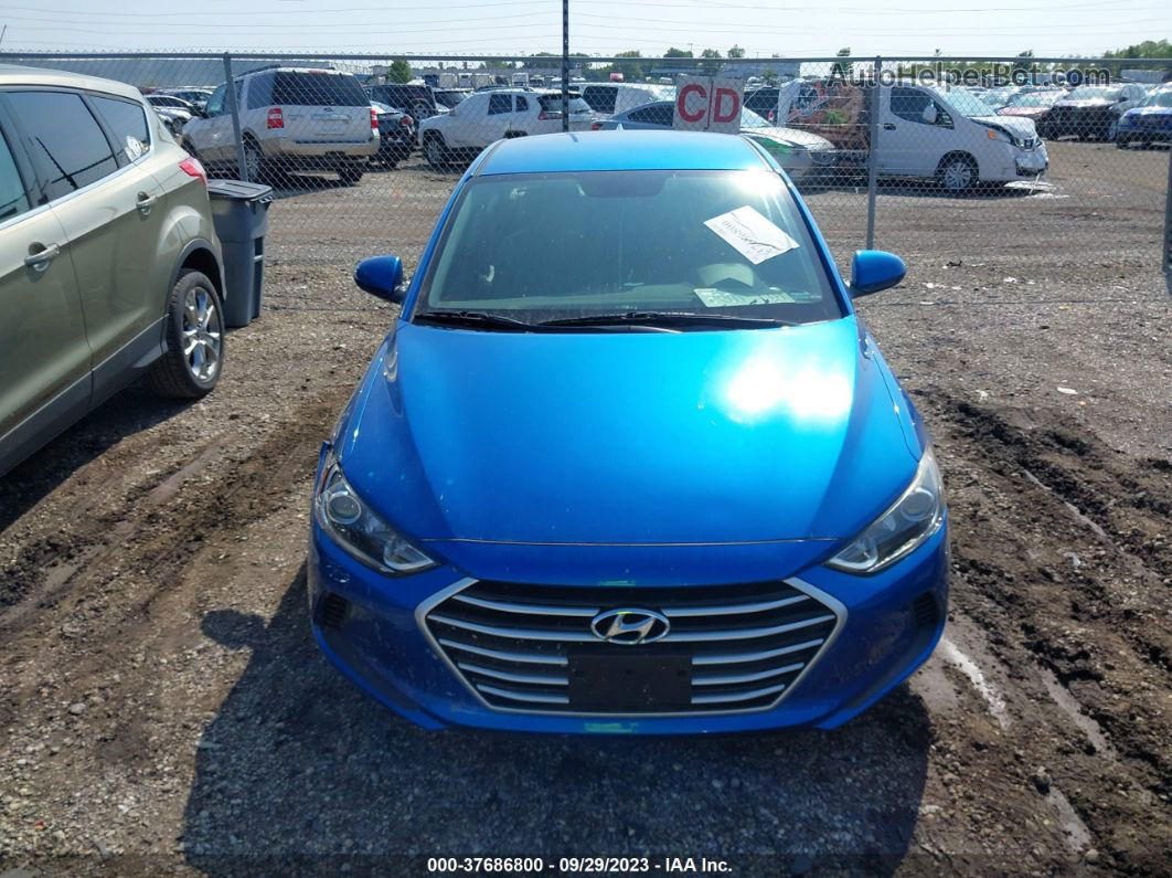 2017 Hyundai Elantra Se Blue vin: 5NPD84LF5HH047010