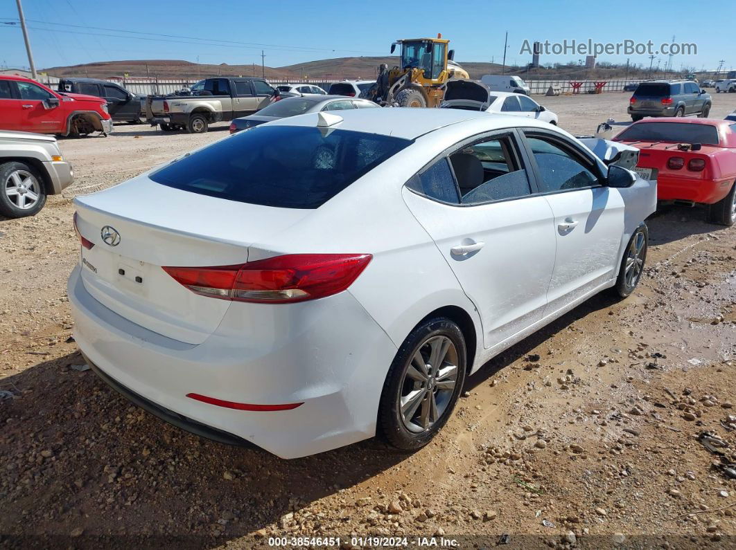 2017 Hyundai Elantra Se White vin: 5NPD84LF5HH051347