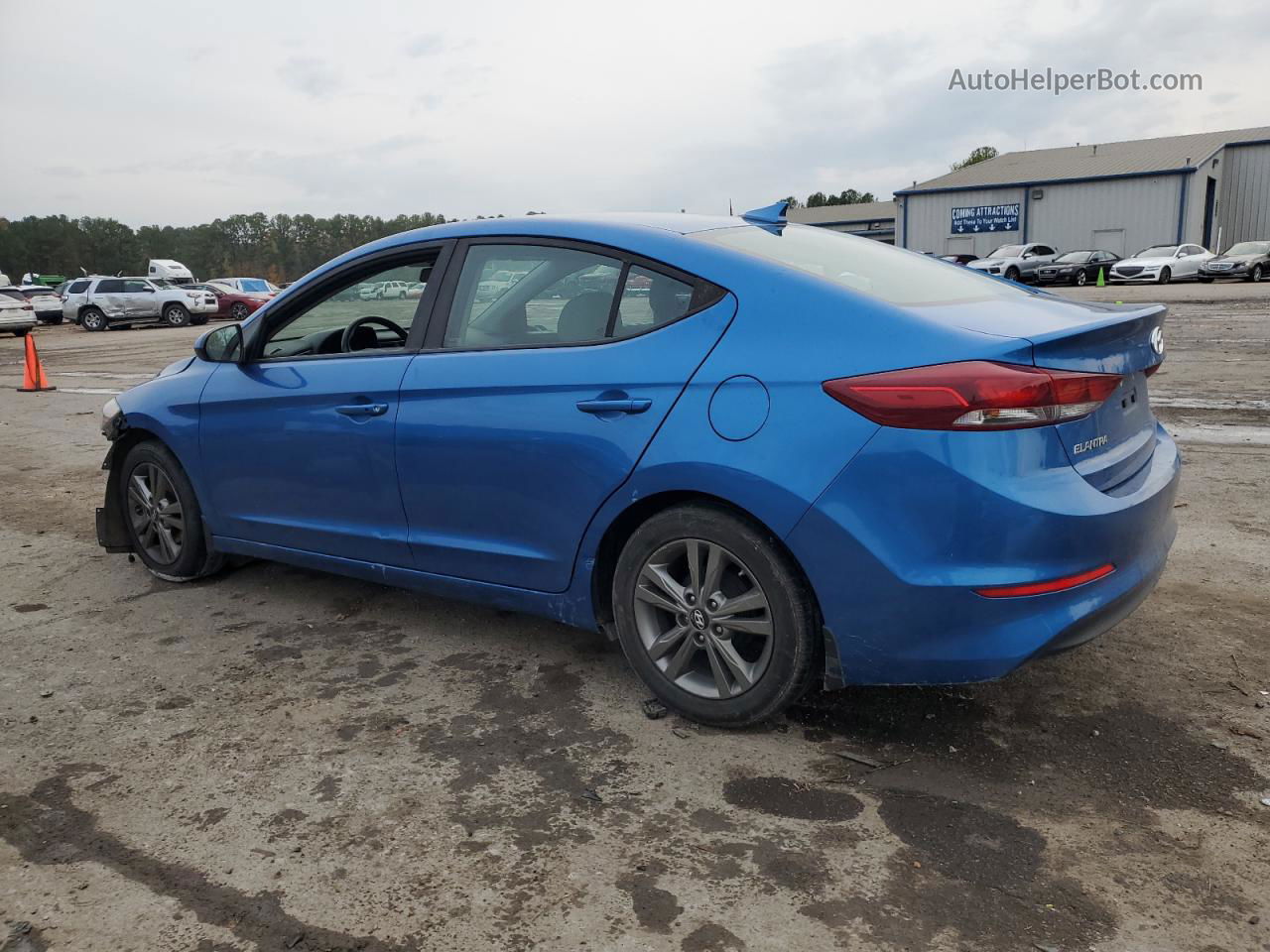 2017 Hyundai Elantra Se Blue vin: 5NPD84LF5HH053986