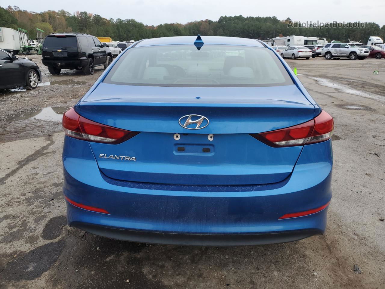 2017 Hyundai Elantra Se Blue vin: 5NPD84LF5HH053986