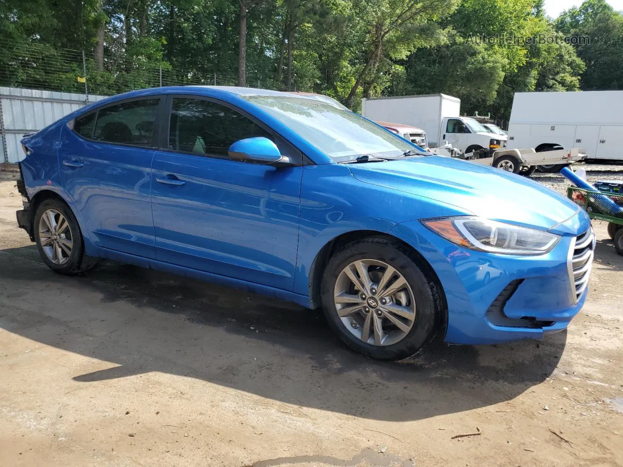 2017 Hyundai Elantra Se Blue vin: 5NPD84LF5HH056015