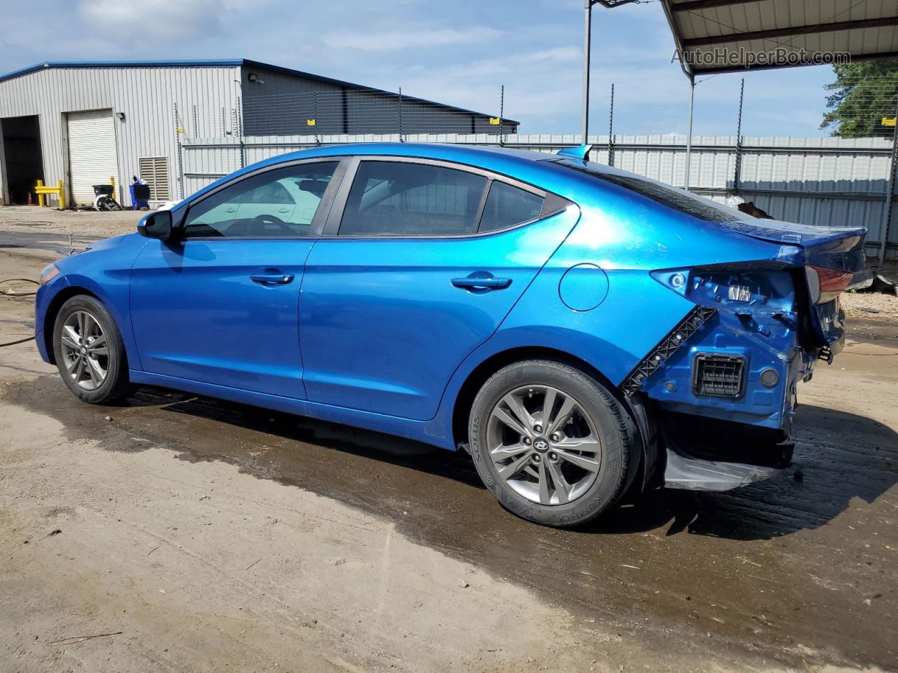 2017 Hyundai Elantra Se Blue vin: 5NPD84LF5HH056015