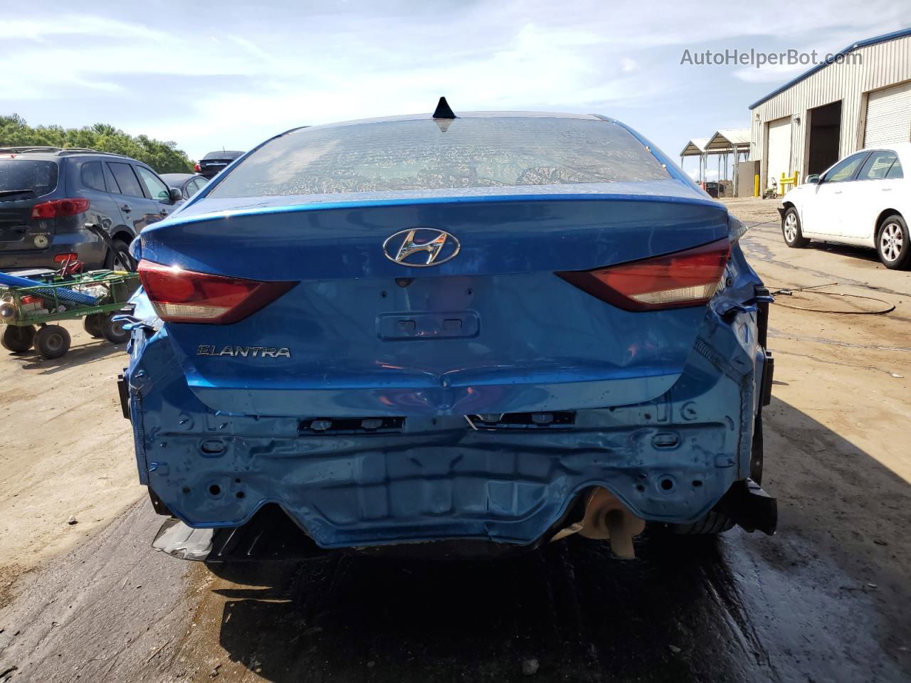 2017 Hyundai Elantra Se Blue vin: 5NPD84LF5HH056015