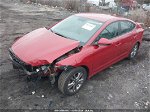 2017 Hyundai Elantra Se Red vin: 5NPD84LF5HH069251