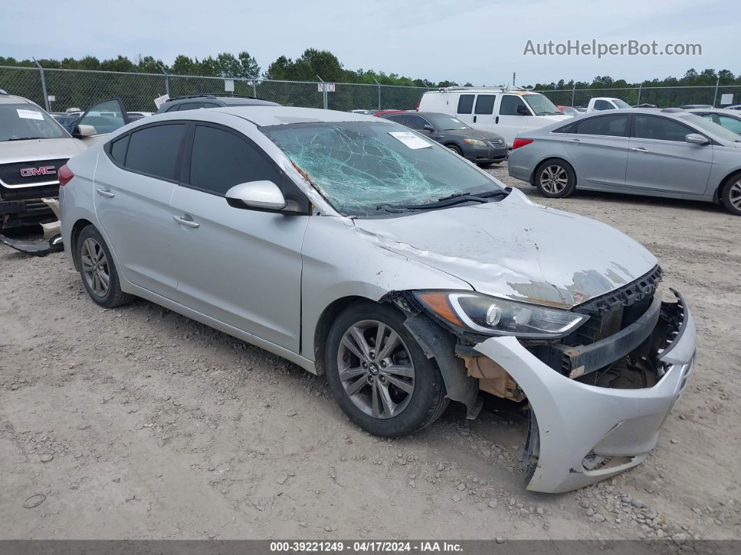 2017 Hyundai Elantra Se Silver vin: 5NPD84LF5HH075101