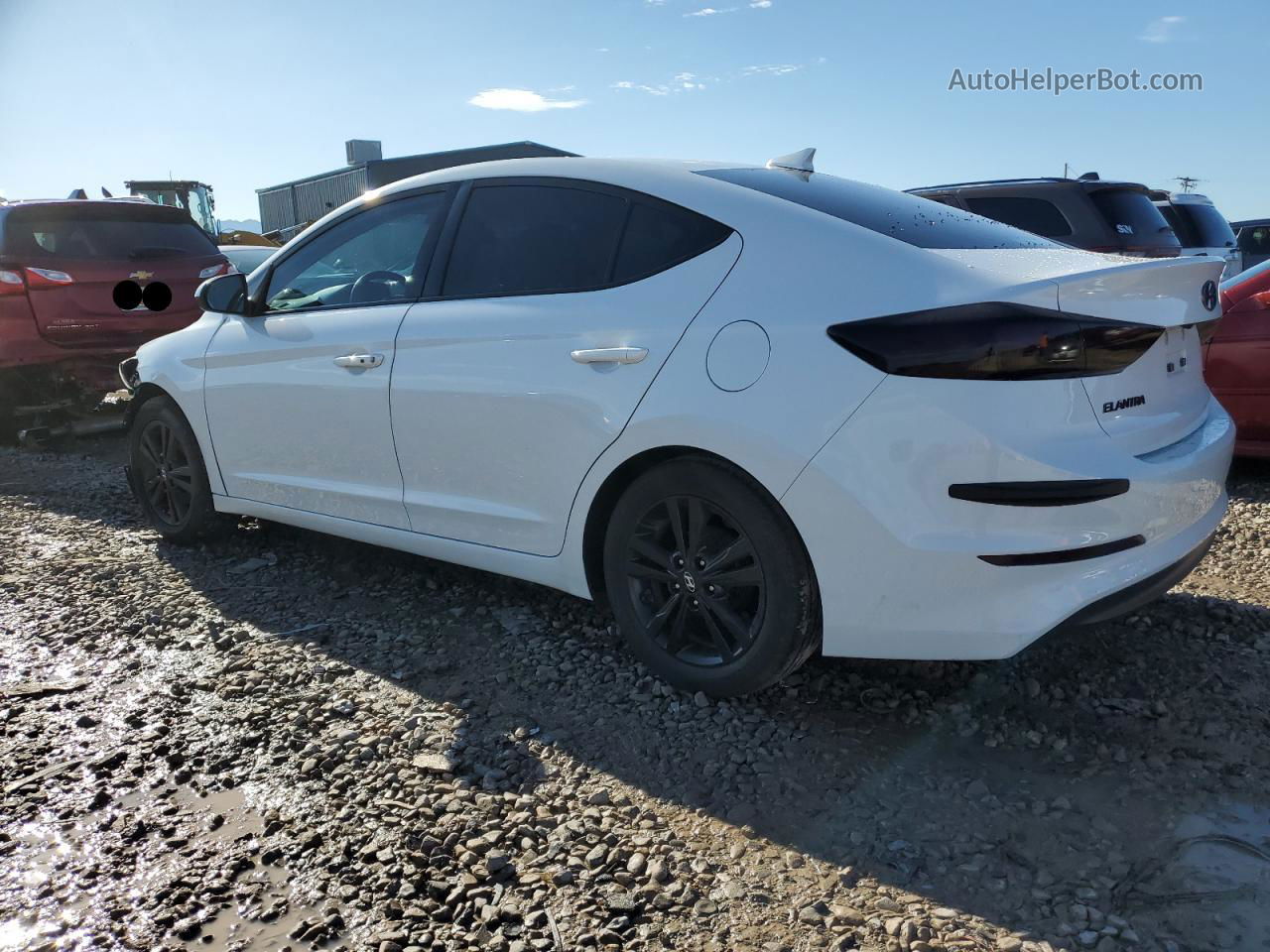 2017 Hyundai Elantra Se White vin: 5NPD84LF5HH081318