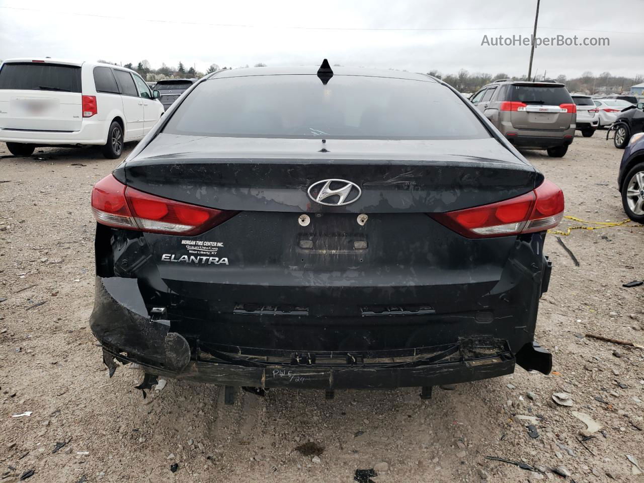 2017 Hyundai Elantra Se Black vin: 5NPD84LF5HH085272