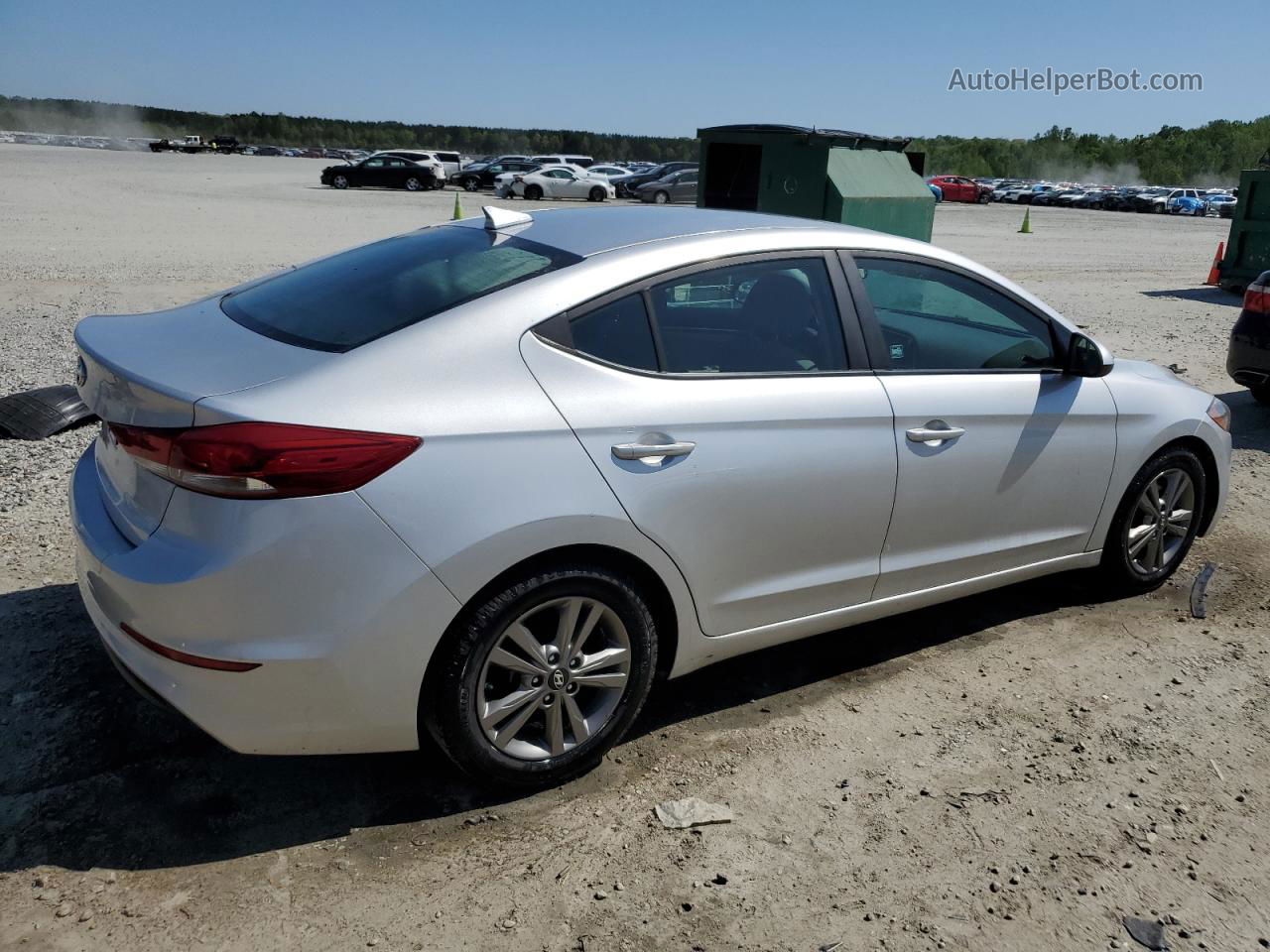 2017 Hyundai Elantra Se Silver vin: 5NPD84LF5HH120876