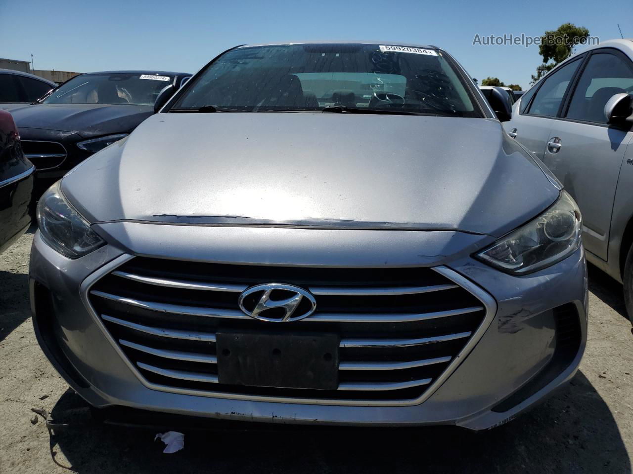 2017 Hyundai Elantra Se Серебряный vin: 5NPD84LF5HH139962