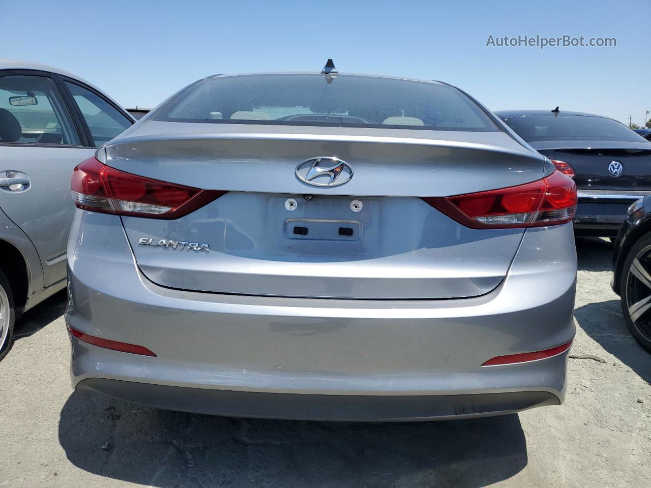 2017 Hyundai Elantra Se Silver vin: 5NPD84LF5HH139962