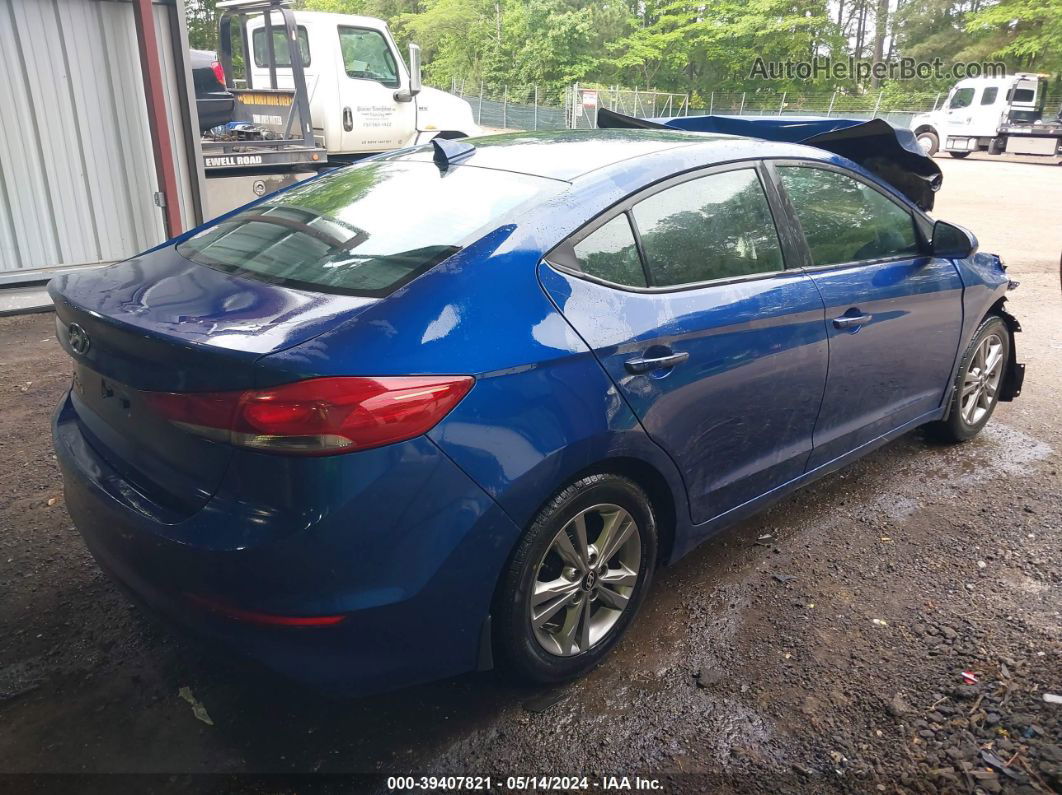 2017 Hyundai Elantra Value Edition Blue vin: 5NPD84LF5HH140187