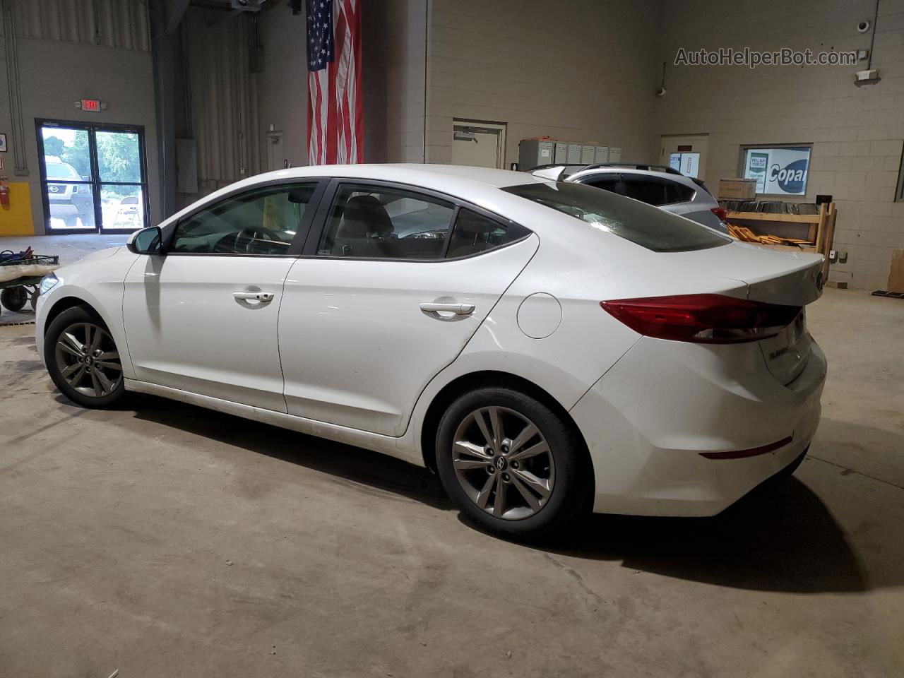 2017 Hyundai Elantra Se White vin: 5NPD84LF5HH142313