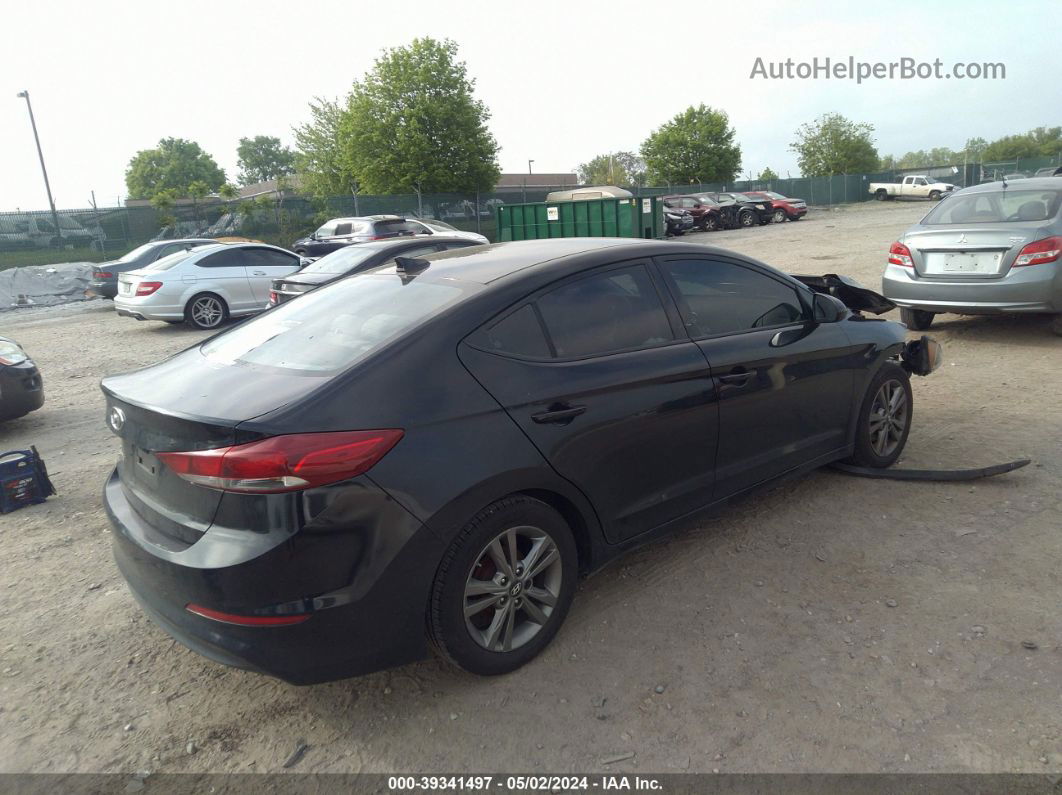 2017 Hyundai Elantra Se Черный vin: 5NPD84LF5HH159032