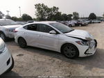 2018 Hyundai Elantra Sel White vin: 5NPD84LF5JH214780