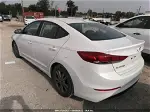 2018 Hyundai Elantra Sel White vin: 5NPD84LF5JH214780