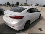 2018 Hyundai Elantra Sel White vin: 5NPD84LF5JH214780