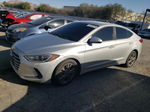 2018 Hyundai Elantra Sel Silver vin: 5NPD84LF5JH217341