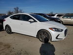 2018 Hyundai Elantra Sel White vin: 5NPD84LF5JH227092