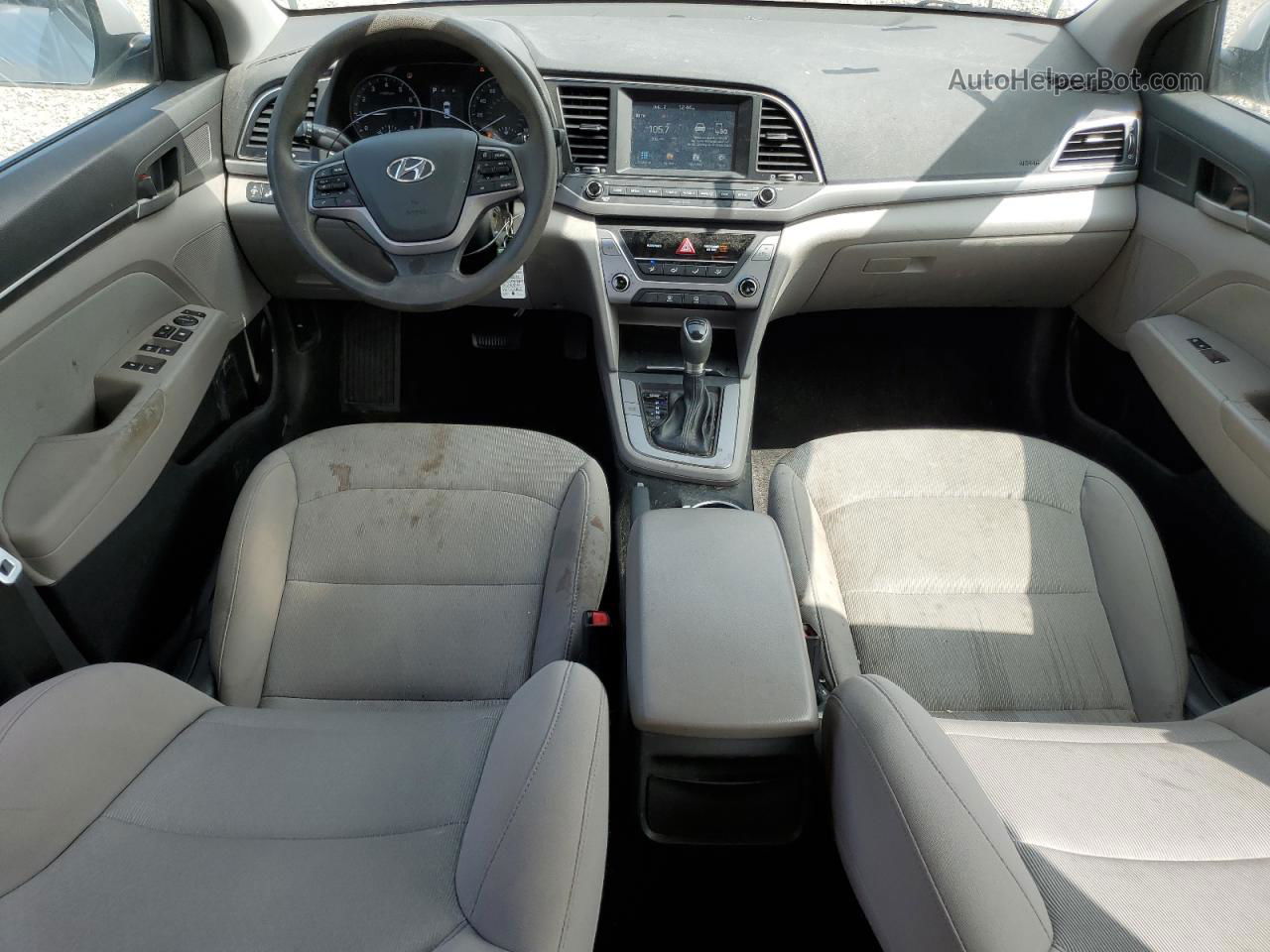 2018 Hyundai Elantra Sel Серебряный vin: 5NPD84LF5JH230834