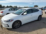 2018 Hyundai Elantra Sel White vin: 5NPD84LF5JH233006