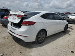 2018 Hyundai Elantra Sel White vin: 5NPD84LF5JH241798